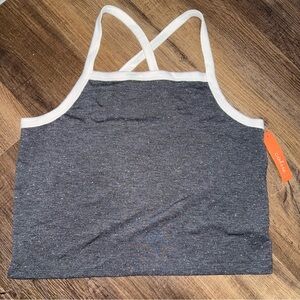 NWT Target Colsie Gray & White Tank Top